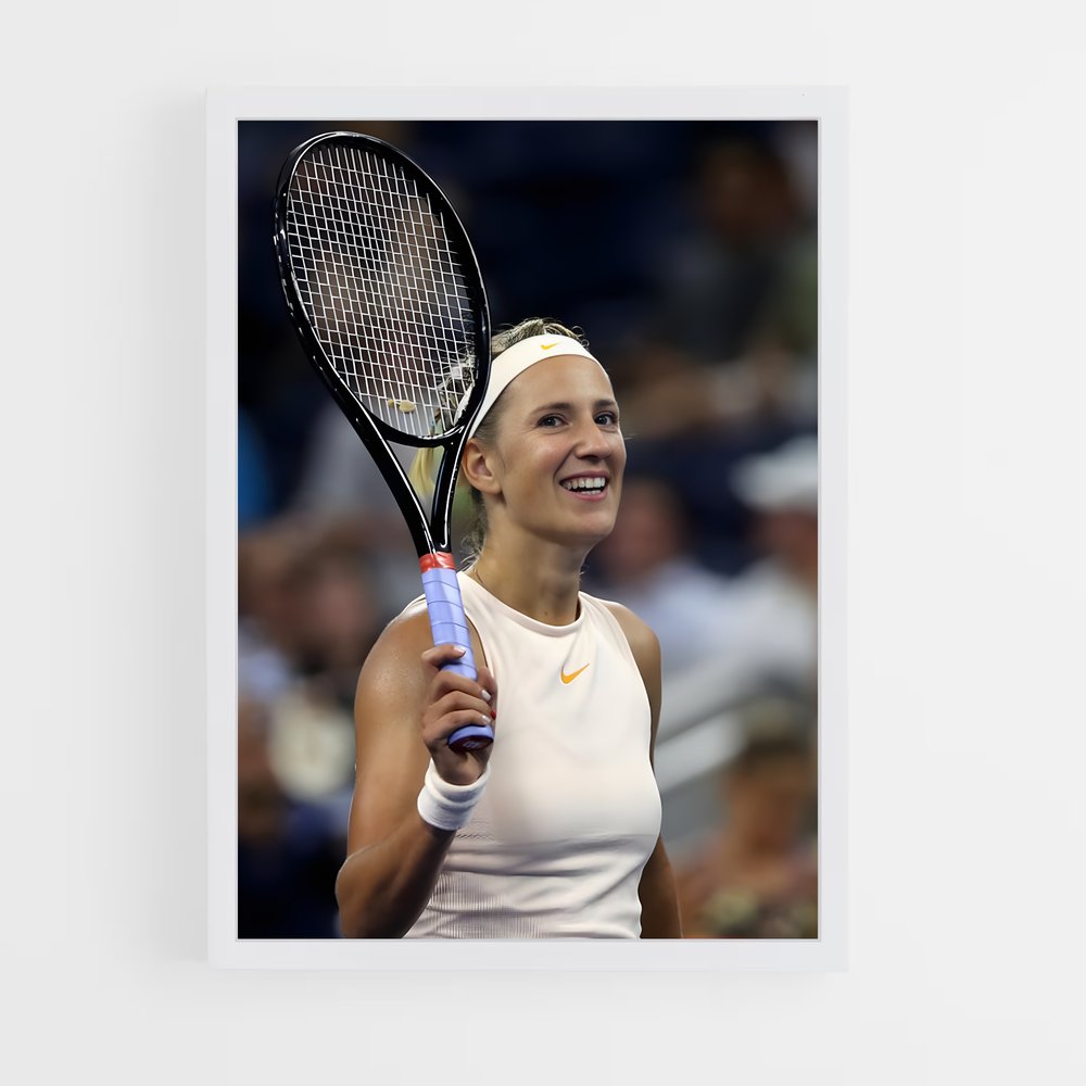 Poster Victoria azarenka communicatif – affiche Tennis (vue 3)
